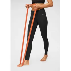 Leggings »Yoga-Tights«, mit Mesh-Einsätze, Gr. 34 - N-Gr, schwarz (Tights aus nachhaltigem Material), , 53675625-34 N-Gr