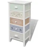 vidaXL Beistellschrank 38 x 57 x 28 cm Weiß