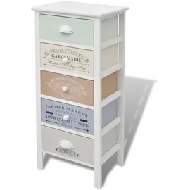vidaXL Beistellschrank 38 x 57 x 28 cm Weiß