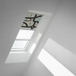 VELUX Verdunkelungs-Rollo Duo DFD M04 4655S Kids Straßen, Schiene alu