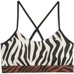 PUMA Damen Top MOVE ANIMAL REMIX BRA, SUGARED ALMOND, XS