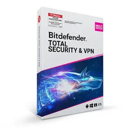 BitDefender Total Security 5 Geräte 2 Jahre DE Win Android iOS