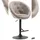 CLP Barhocker London V2 Stoff taupe/schwarz