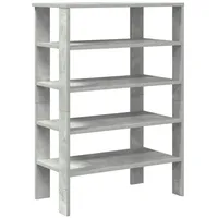 VidaXL Schuhregal Betongrau 61x32x87,5 cm Holzwerkstoff