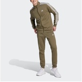 adidas Sportswear Trainingsanzug »BASIC 3-STREIFEN«, (2 tlg.), grün