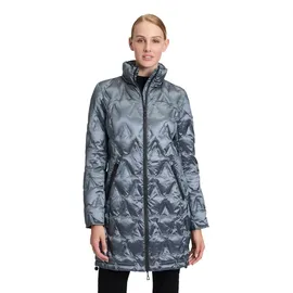 GIL BRET Damen Daunenmantel mit Kapuze 42, Blau - 42