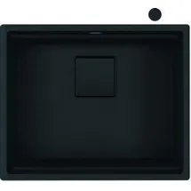 Franke Mythos Unterbauspüle Fragranitbecken KNG 110-52 Black Matt Drehknopf ab 60 cm 125.0685.161 - inkl. - Schwarz