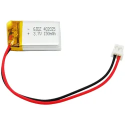 LP-402025 Lithium-Polymer / LiPo Akku, 3,7V, 150mAh mit 2 Pin JST Stecker