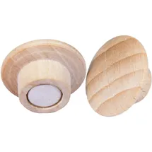 Legamaster WOODEN Magnete braun, Holz Ø 2,5 cm, 5 St.