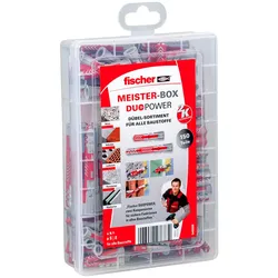 fischer 540096, Schrauben- & Dübelsatz, Faserplatte, Gipskarton, Holz, 150 Stück