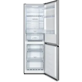 Hisense RB390N4CCD Kühl-Gefrierkombination (304 l, 1860 mm hoch, Inox)