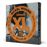 D'Addario D’Addario EXL140-3D - XL Electric Nickel Wound 3er Pack | 010-052 - Saiten E-Gitarre