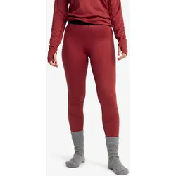 Waffle Baselayer Pants Damen Garnet, Größe:L - Damen > Funktionsunterwäsche - Rot