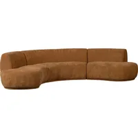 WOOOD Big-Sofa »Batavier Halbrundes Sofa«, 75x336x180 gelb