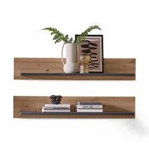 Innostyle Memphis 2er Set Wandboard 100 x 15 x 23 cm Braun