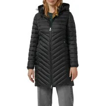 s.Oliver Slim Fit Steppmantel mit abnehmbarer Kapuze, Black, 40