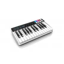 IK Multimedia iRig Keys I/O MIDI 25 - MIDI-Tastatur, tragbare Klaviertastatur, für Mac, iPhone und iPad, 25 Tasten, 8 Pads, Musikproduktionsstation, Software und Anwendungen