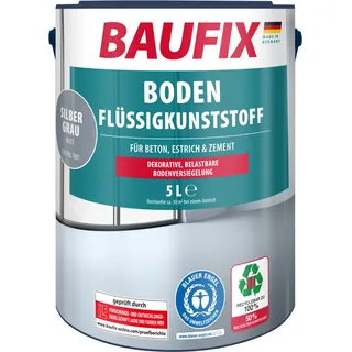 baufix Boden-Flüssigkunststoff Silbergrau matt 5 l