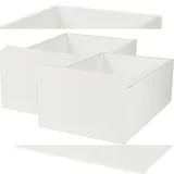 Möbilia Schublade 2er Set Lizzi 58 x 90 x 40 cm MDF weiß