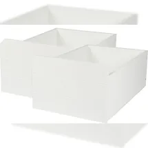 Möbilia Schublade 2er Set Lizzi 58 x 90 x 40 cm MDF weiß