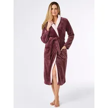 Witt Morgenmantel Morgenmantel ., Polyester, Bindeband, Fleece rot 44/46