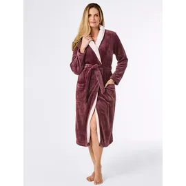 Witt Morgenmantel Morgenmantel ., Polyester, Bindeband, Fleece rot 44/46