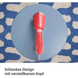 Philips STH5020/40 Styler, Dampfstoß 24g/Min, 120 ml abnehmbarer Wassertank, Metallplatte, inkl. 2-in-1 Handschuh & Tasche Dampfbürste (1400 Watt