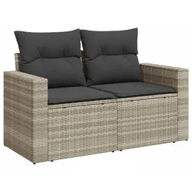 vidaXL Sofa Set 7-tlg. grau/dunkelgrau