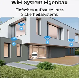 Reolink W320 5MP WLAN Überwachungskamera Weiß