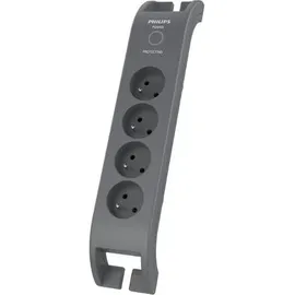 Philips Steckdosenleiste 2 m Grau 4 St.