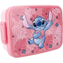 Vadobag 795-4717, Brotdose, Erwachsene/Kinder, Pink, Abbildung, Rechteckig, Stitch - Rosa