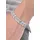 Lacoste Metropole Gliederarmband Silber 2040117 Größe OSFA