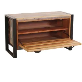 SIT Möbel Fiume 85 x 50 x 35 cm Altholz bunt / schwarz