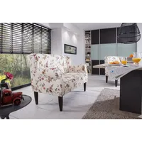 2-Sitzer HOME AFFAIRE "Moro", bunt (geblümt), B:142cm H:99cm T:73cm, Luxus-Microfaser LUGANO (100% Polyester), Druckstoff Blume (50% Polyester, 50% Baumwolle), Microfaser in Antiklederoptik (100% Polyester), Sofas, 2-Sitzer-Sofa Essbank Küchenbank Polstermöbel Sitzbank Tischsofa