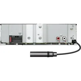 EHO JVC KD-X182DB 1-DIN Media Autoradio AUX-In USB DAB+ mit Einbauset für Mitsubishi Colt + Colt CZC Cabriolet