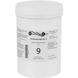 HOMOEOPATHIEFUCHS Schüssler-Salz Nummer 9 Natrium phosphoricum D6 Biochemie 4000 St Tabletten
