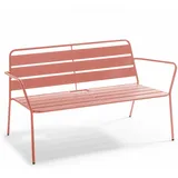 Oviala – Gartensofa aus Metall, Ton