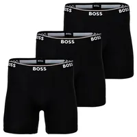 Boss Boxershorts »BoxerBrLong 3P Power«, schwarz