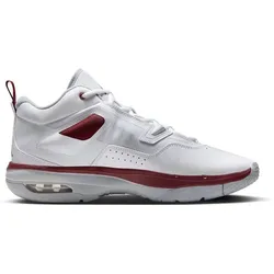 NIKE Herren Basketballschuhe JORDAN STAY LOYAL 3, WHITE/TEAM RED-WOLF GREY, 46