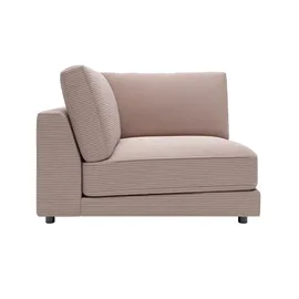 jette home Element Ecke in Cord Sila ¦ rosa/pink ¦ Maße (cm): B: 120 H: 85 T: 125.0