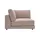 jette home Element Ecke in Cord Sila ¦ rosa/pink ¦ Maße (cm): B: 120 H: 85 T: 125.0