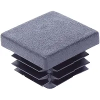 Alberts 855840 Pfostenkappe für Universalpfosten | schwarz | 30 x 30 mm | 20er Set