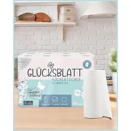 glücksblatt Küchentücher 3-lagig 48 Rollen á 45 Blatt