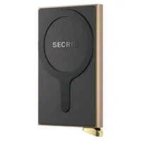 Secrid Cardprotector Fluted For Magsafe Kartenhalter beige