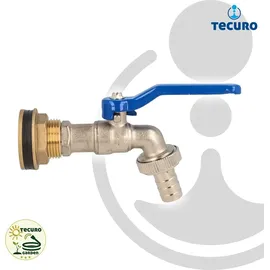 tecuro Kugelauslaufventil 3/4 Zoll Messing