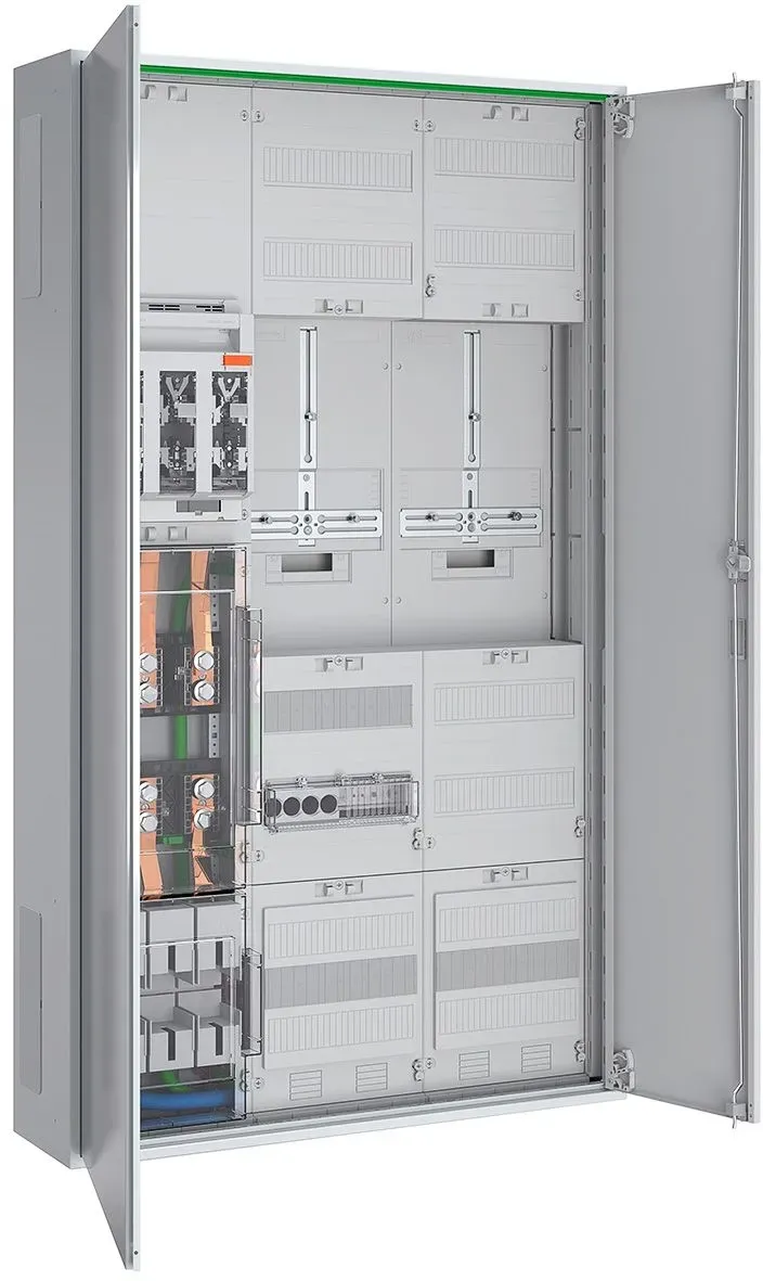 ABN ABNRS309X0813 Wandlerschrank 250A TAB SN Hamburg 5-polig, zu NH2-UT, AB LA 400A, weiß