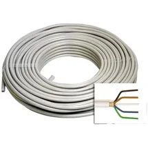Kabelexpress Kunststoff-Mantelleitung NYM-J 5 x 1,5 mm2 50 m Ring