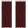 vidaXL Verdunkelungsvorhänge 2 pcs Weinrot 140 x 245 cm Samt