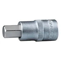 KS Tools 3/4" Bit-Stecknuss Innensechskant, kurz, 22 mm