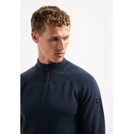 No Excess Stehkragenpullover Blau S